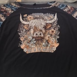 Not in the mood cow tee